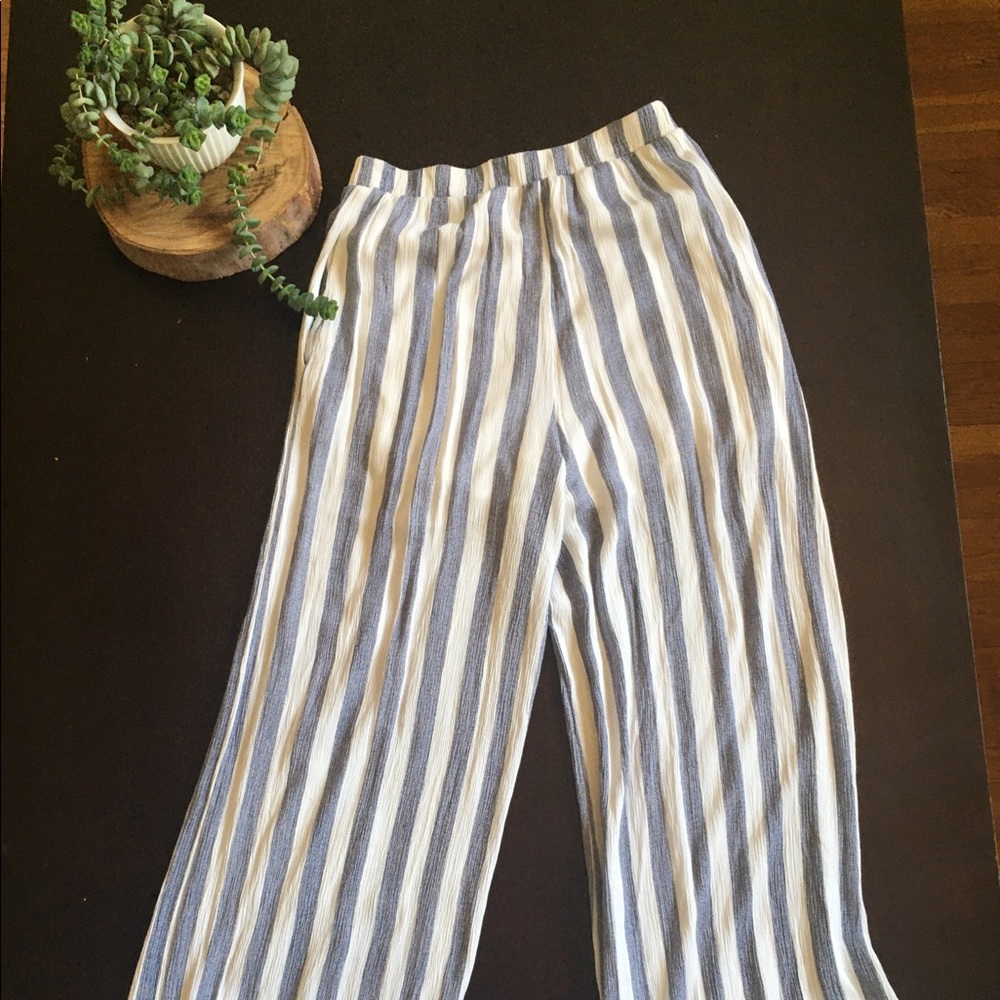Striped Palazzo Pants